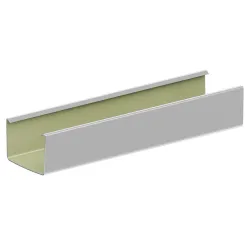 Rynna kwadratowa PVC ∅ 135 dł. 3m firmy KROP  m w kolorze białym